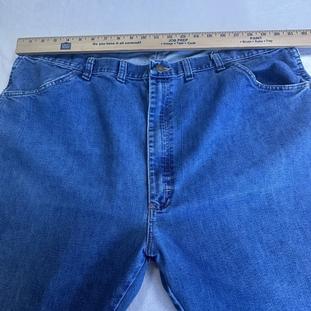 Wrangler Jeans Regular Fit Mens Size‎ 44x30 Blue Denim Straight Leg Msre 42x28